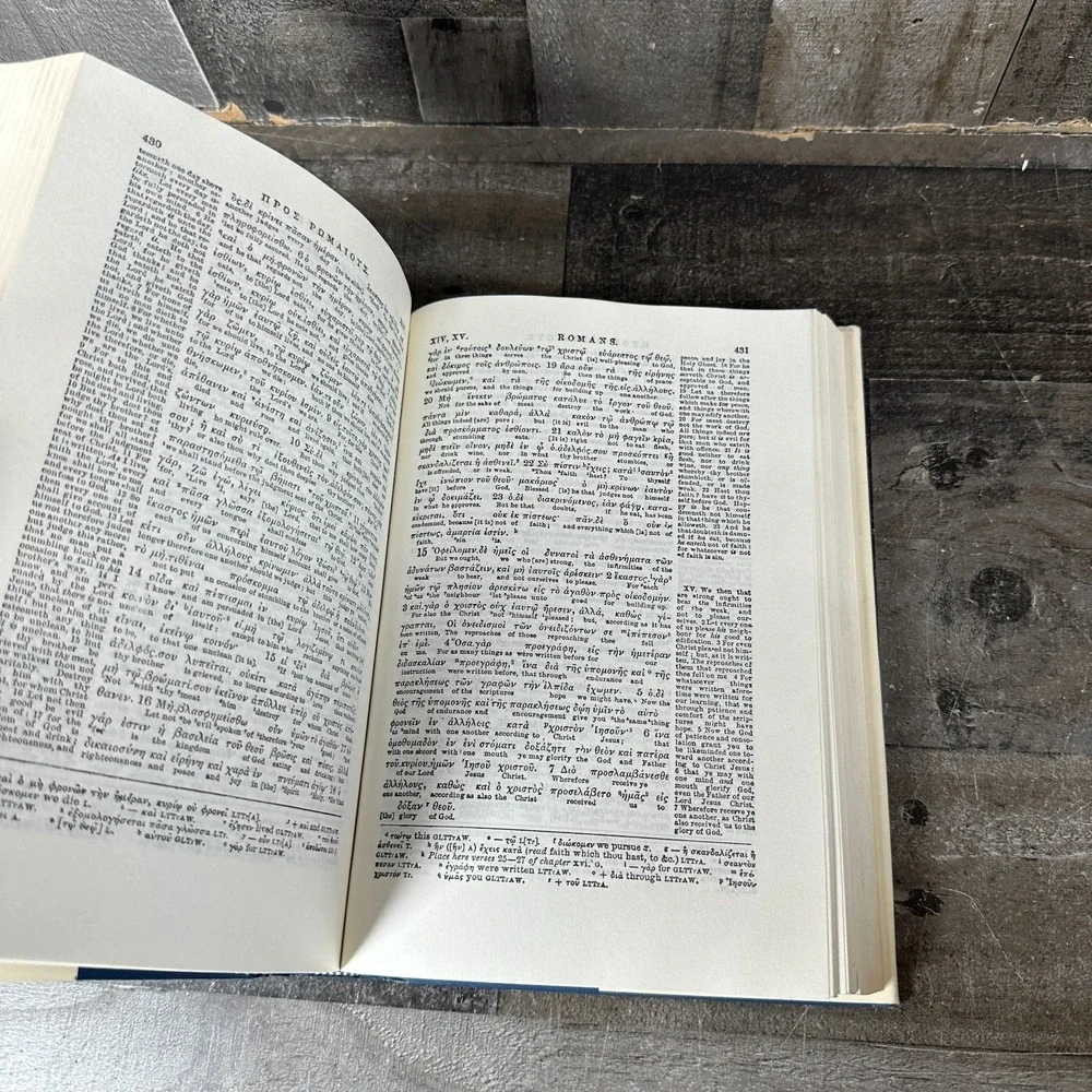 The Interlinear Greek - English New Testament George Ricker Berry Hardcover 1976